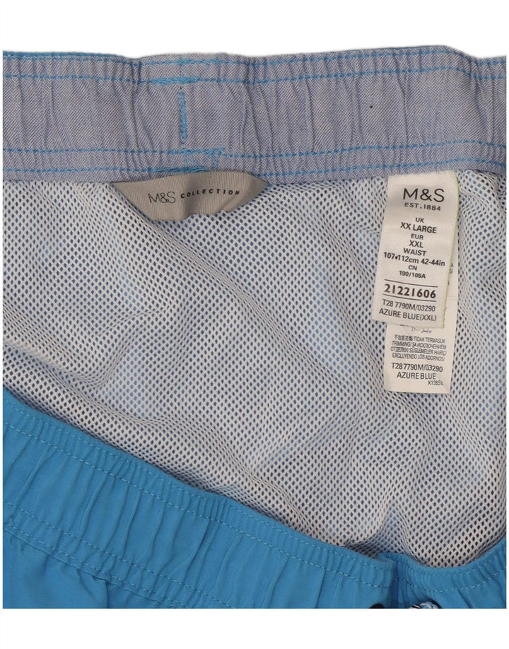 Bañador para hombre Marks & Spencer 2XL Poliéster azul