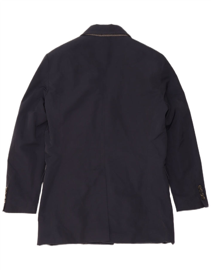 Liu Jo Chaqueta tipo blazer de 3 botones para hombre IT 48 Poliéster azul marino mediano