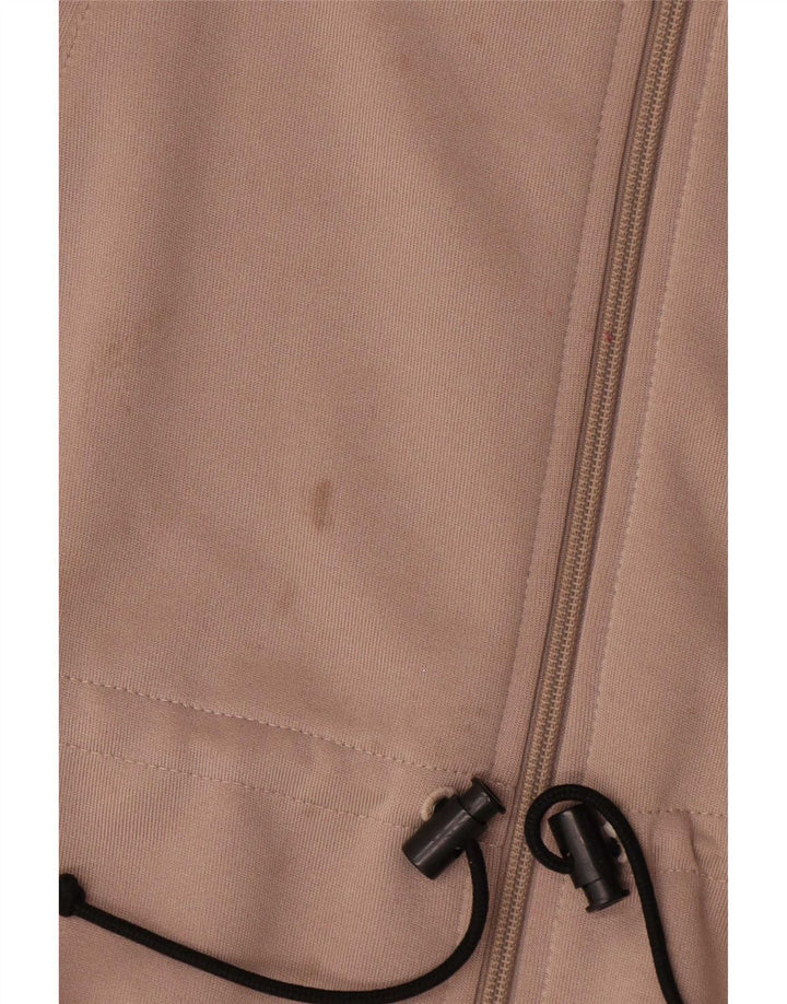 Adidas Chaqueta de chándal extragrande para mujer UK 8 Small Beige Poliéster