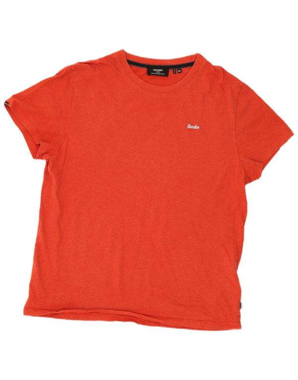 Superdry Camiseta para hombre Top 2XL Algodón rojo