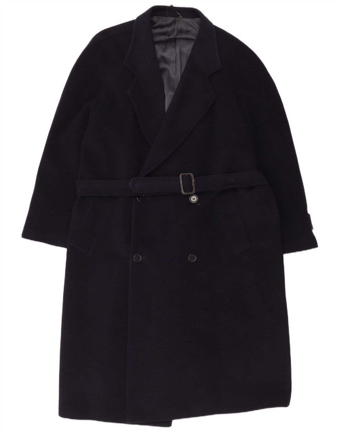 Ferre Abrigo cruzado para hombre UK 40 Large Lana nueva azul marino