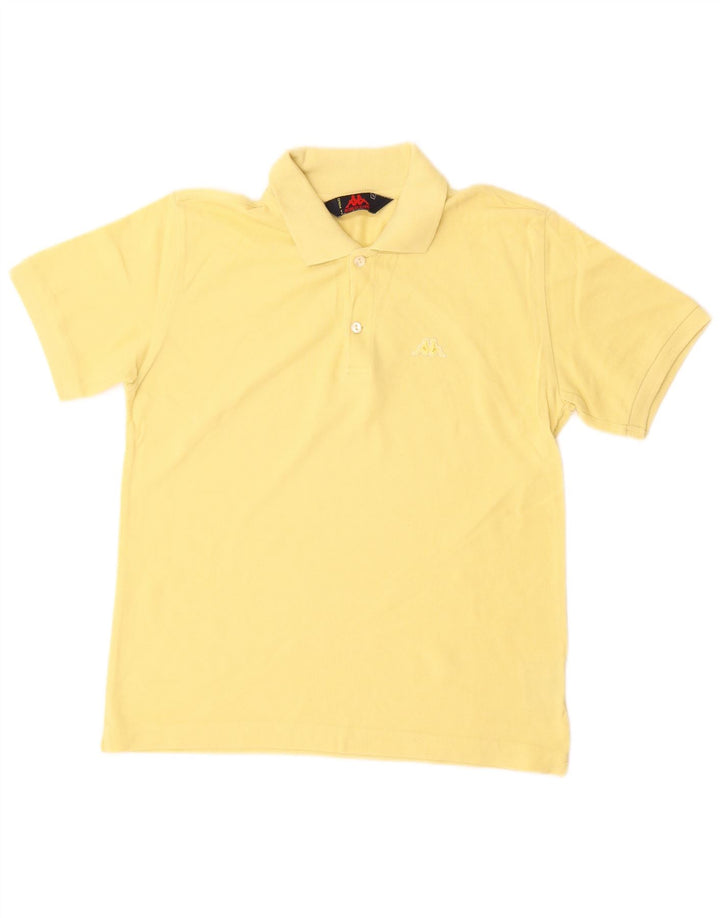 KAPPA Polo para niño 13-14 años Grande Amarillo Algodón