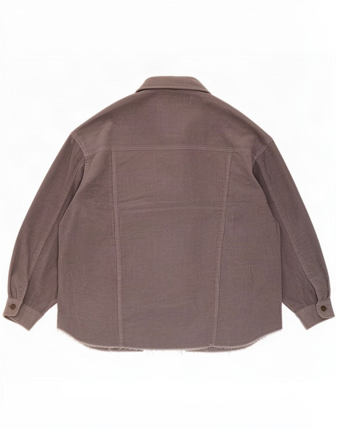 Zara Mujer Chaqueta De Pana Extragrande Reino Unido 46 Grande Algodón Gris