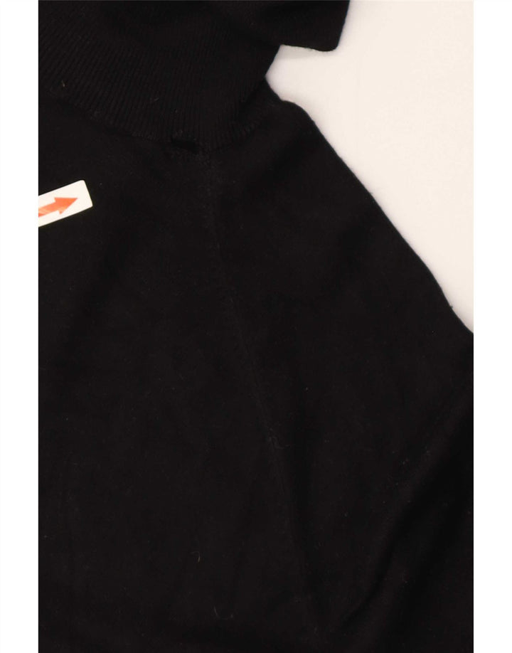 Zara - Jersey con cuello vuelto para mujer, talla 40, talla M, color negro