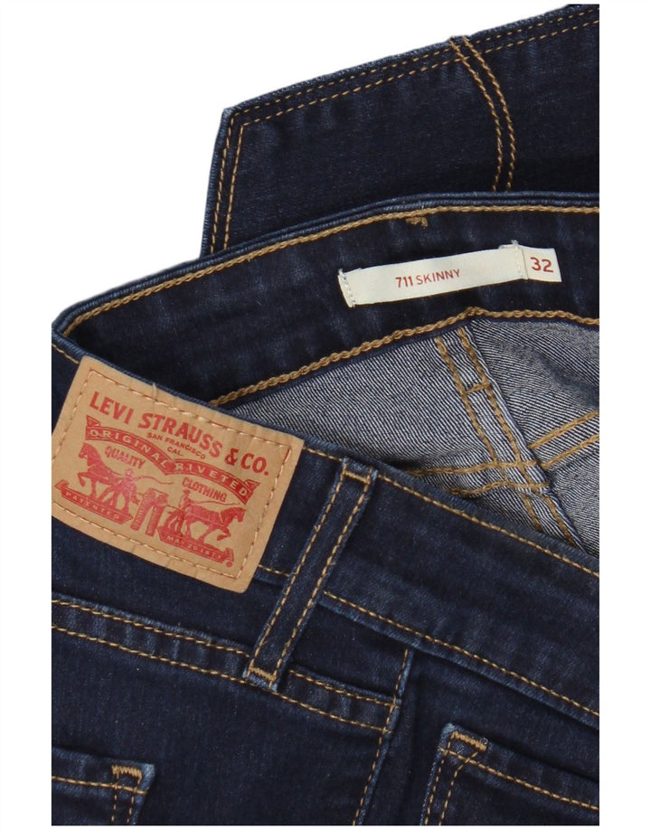 Vaqueros Levi's Mujer 711 Skinny W32 L29 Azul Marino
