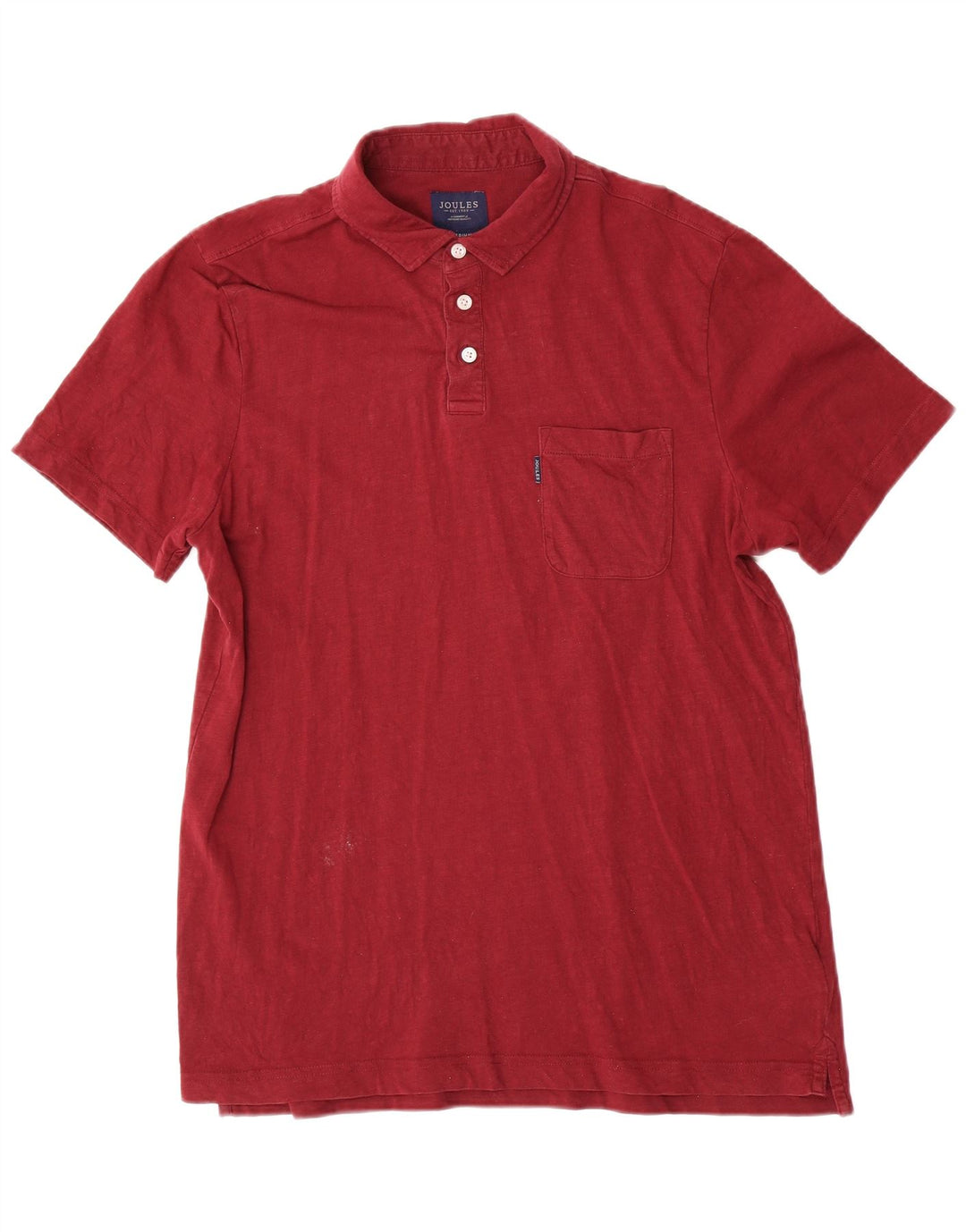 Polo Joules Hombre Algodón Burdeos Medio