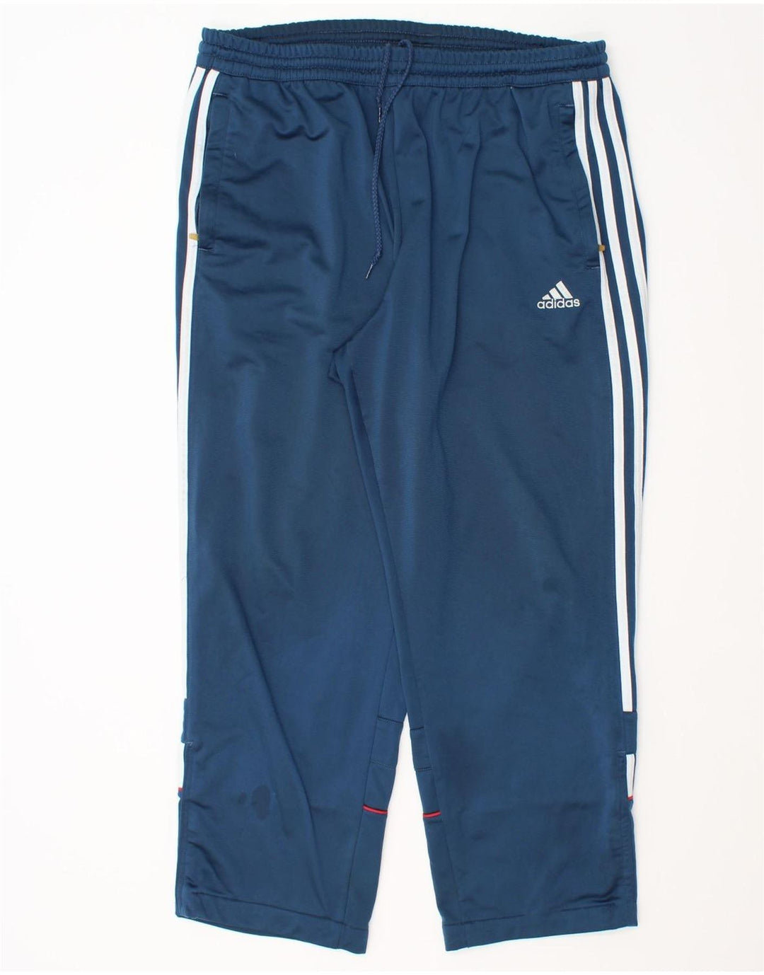 Adidas - Pantalón de chándal para hombre, talla 40/42, color azul medio, poliéster