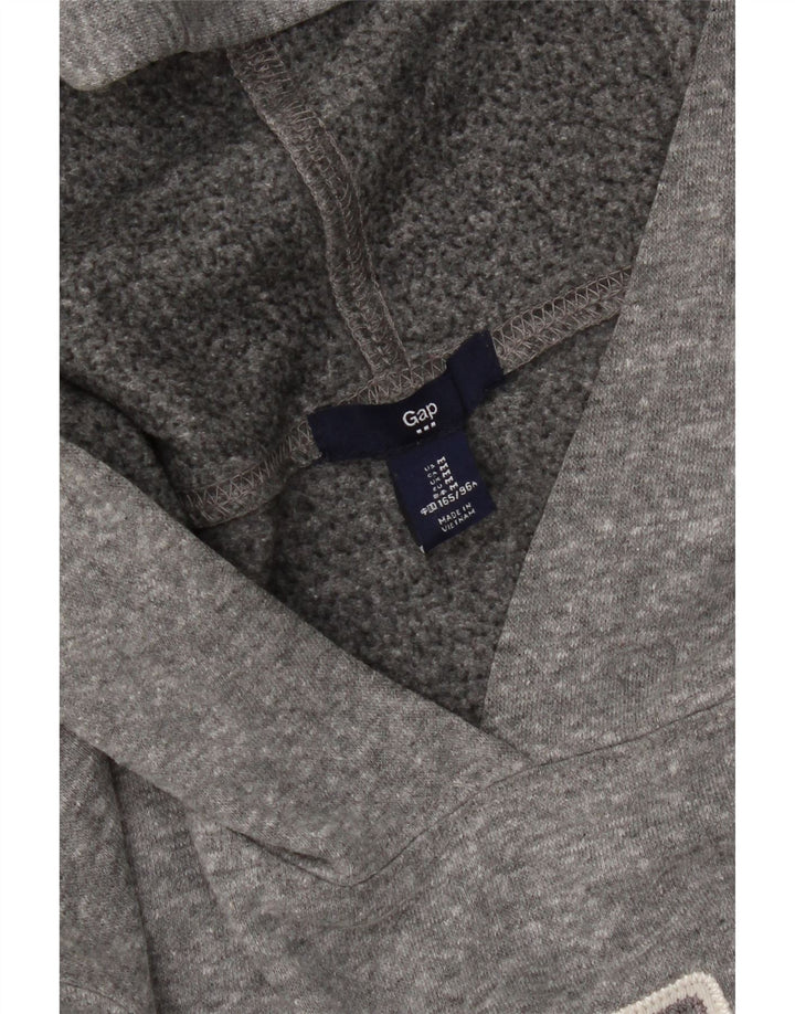 Gap - Sudadera con capucha para mujer, diseño gráfico, talla 44, color gris medio