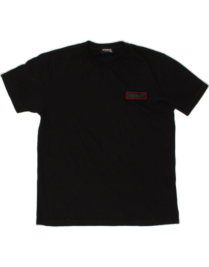 DONDUP Boys T-Shirt Top 14-15 Years Black Cotton Vintage Dondup and Second-Hand Dondup from Messina Hembry 