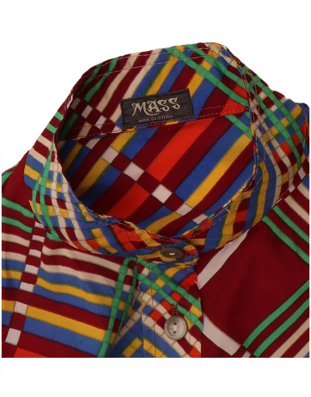 Blusa tipo camisa para mujer Mass UK 44 Medium Multicolor Check