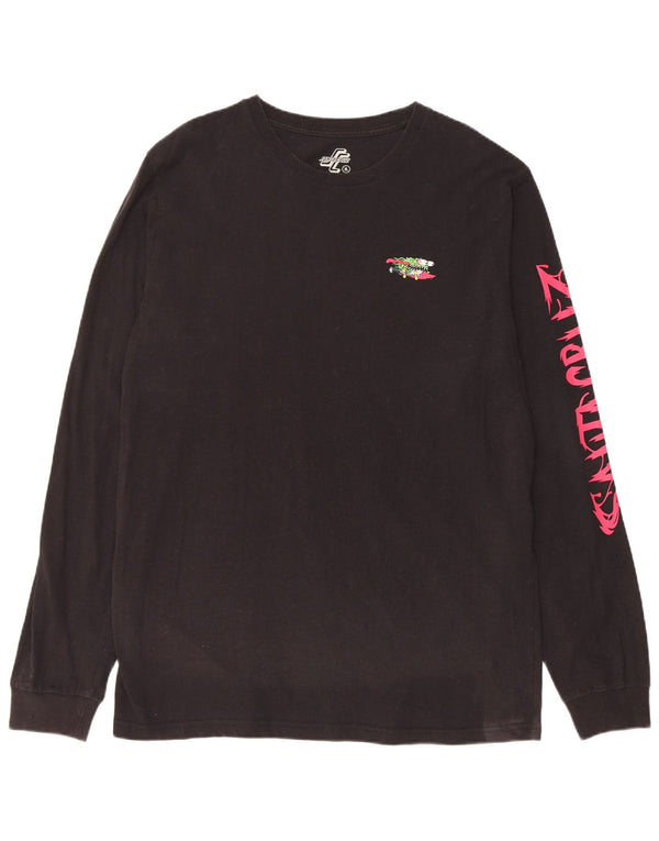 Santa Cruz Hombre Gráfico Top Manga Larga XL Algodón Negro
