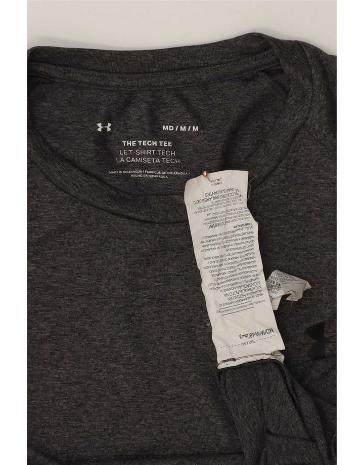 Camiseta Under Armour Hombre Top Poliéster moteado gris medio