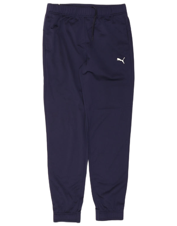 PUMA Pantalones de chándal para hombre Joggers Medium Azul marino Poliéster