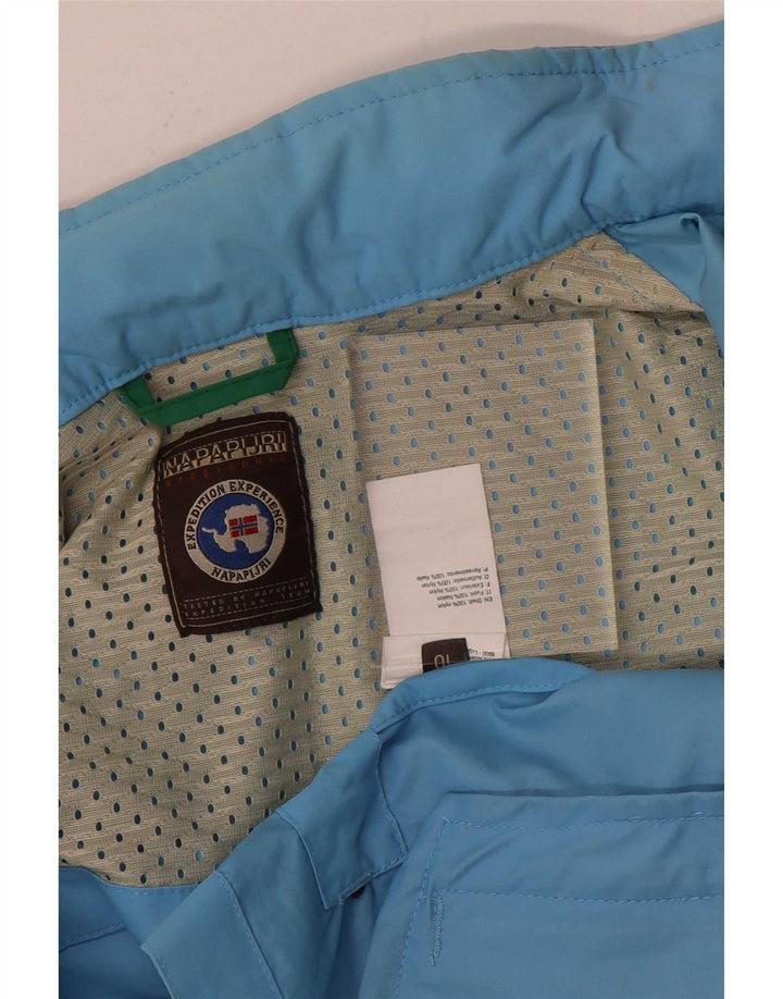 Napapijri Chaqueta impermeable Geographic para niños 9-10 años Nylon azul