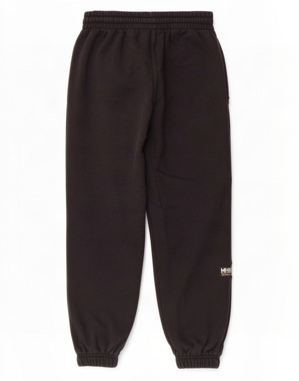 Adidas Hombre Pantalones De Chándal Joggers Pequeño Algodón Negro