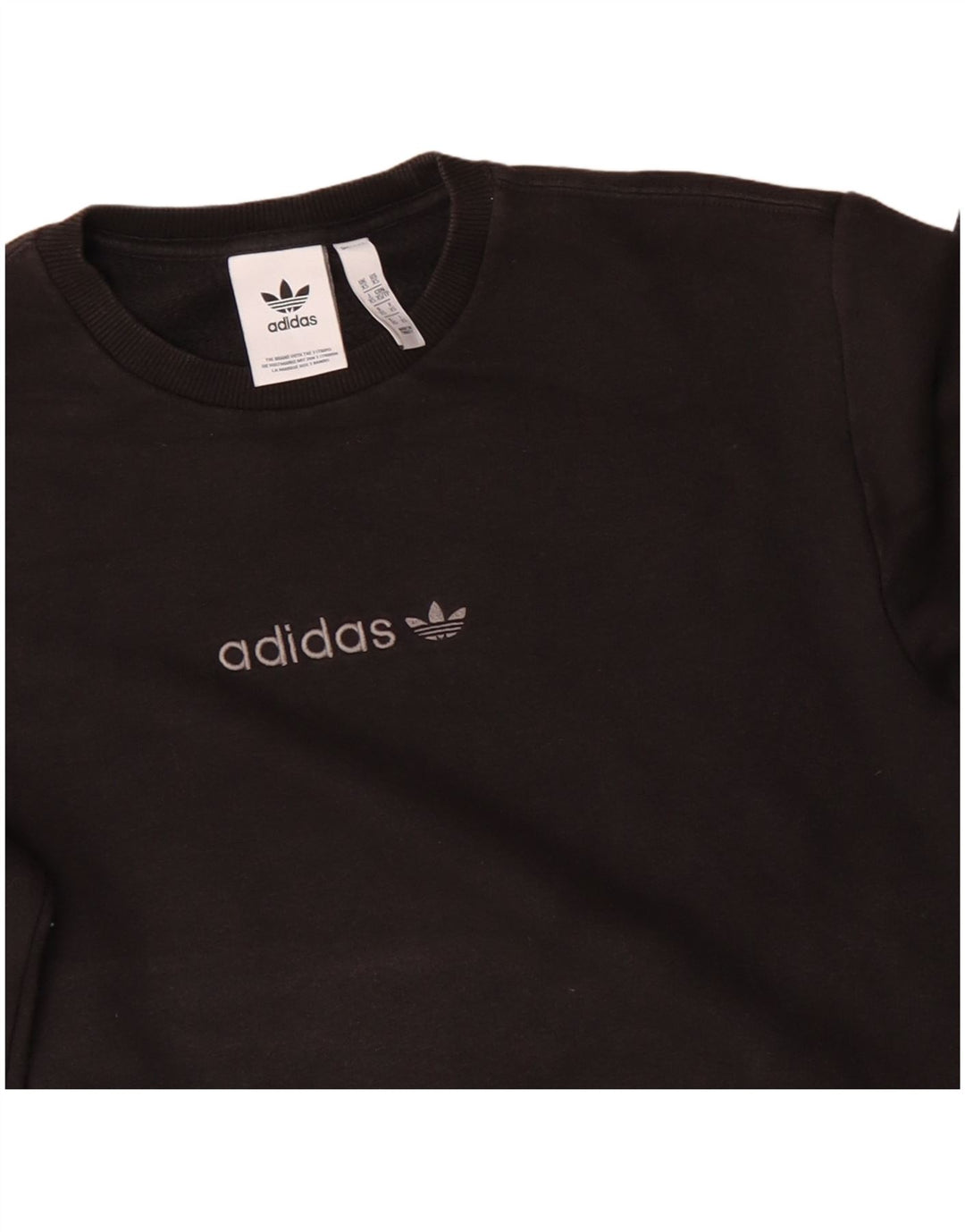 ADIDAS Sudadera gráfica para hombre Jumper XS Algodón negro