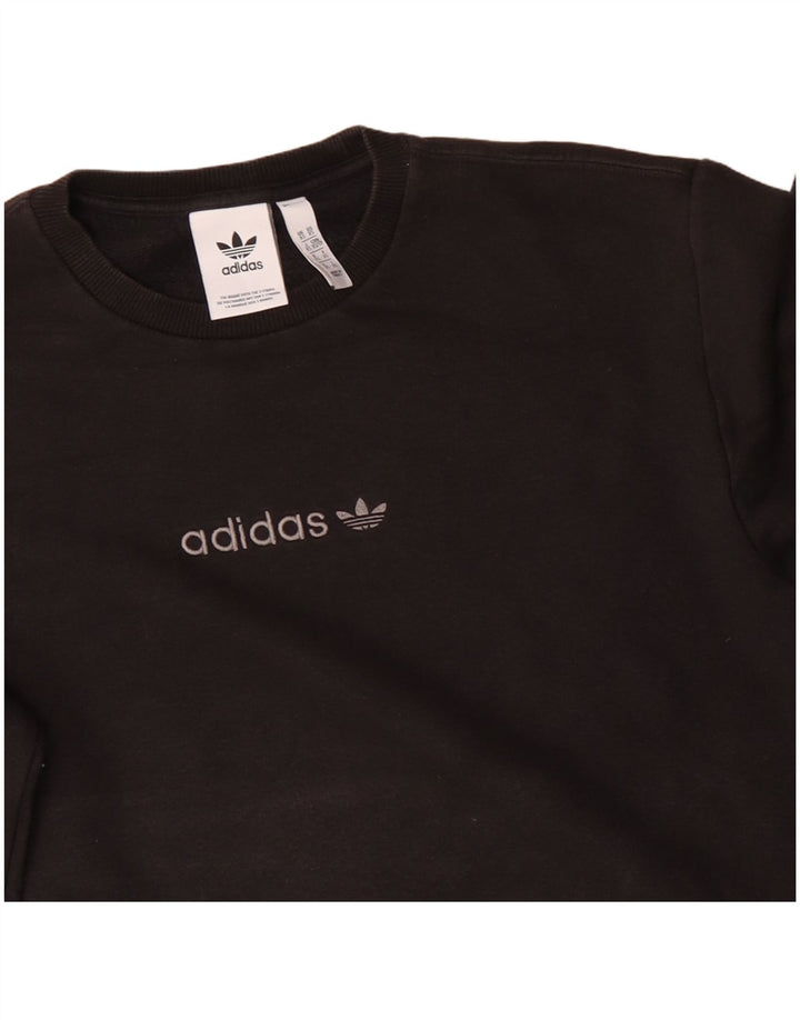 ADIDAS Sudadera gráfica para hombre Jumper XS Algodón negro