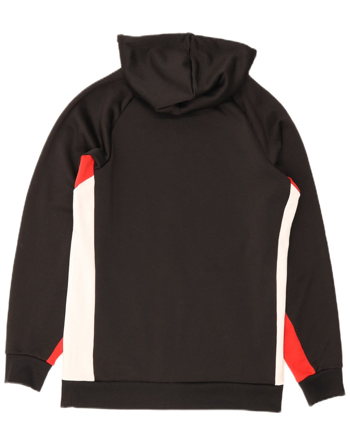 Tommy Hilfiger Sudadera con capucha y cremallera para hombre Small Black Colourblock Poliéster
