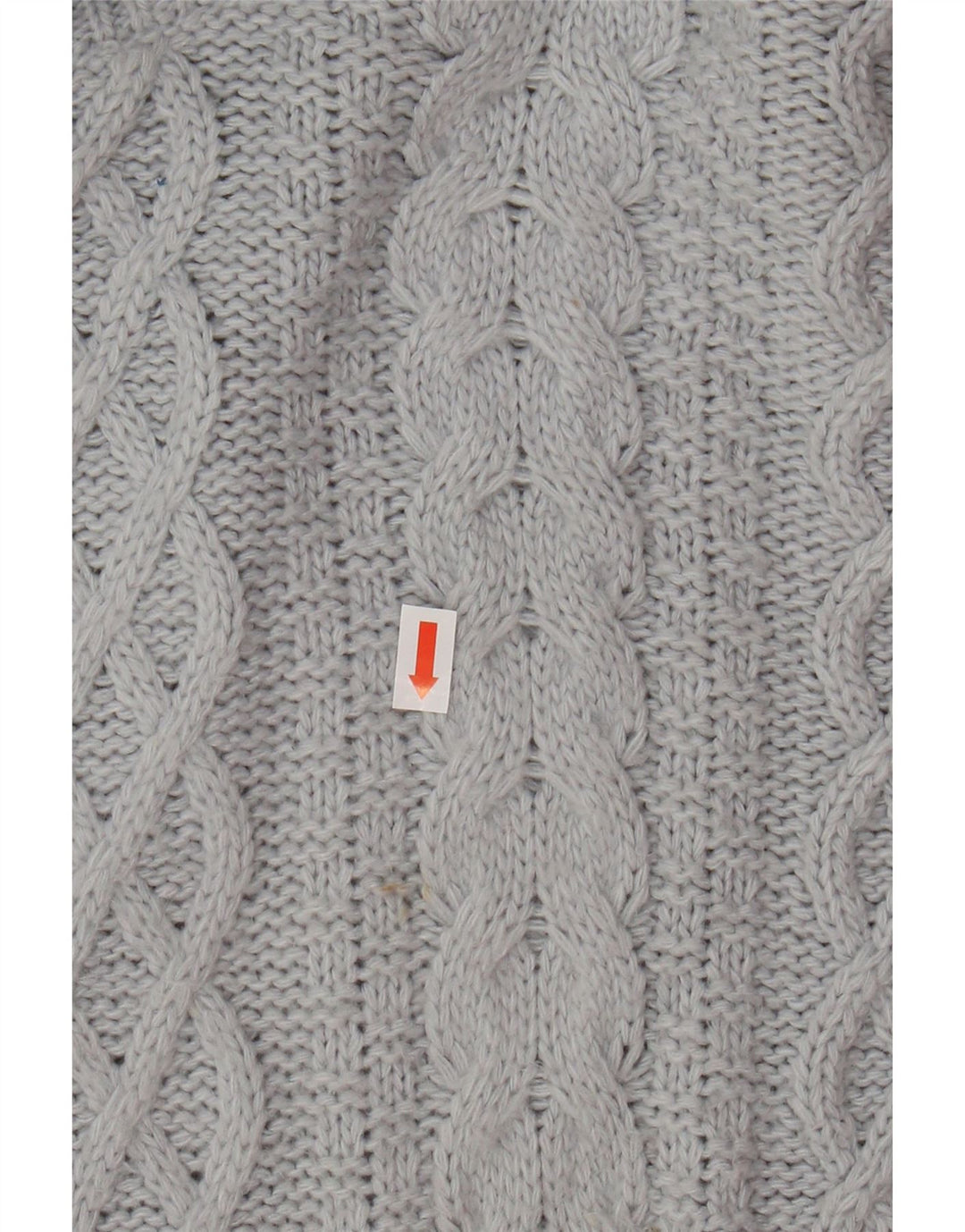 VINTAGE Womens Roll Neck Jumper Sweater UK 16 Large Grey Wool