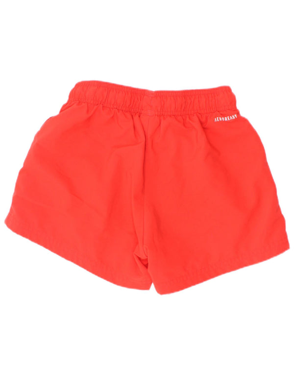 Adidas Pantalón corto deportivo para niño 9-10 años Rojo Poliéster