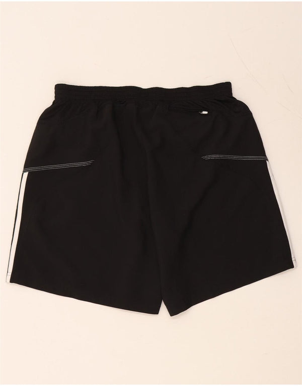 ADIDAS Pantalones cortos deportivos Climalite para hombre Poliéster negro grande