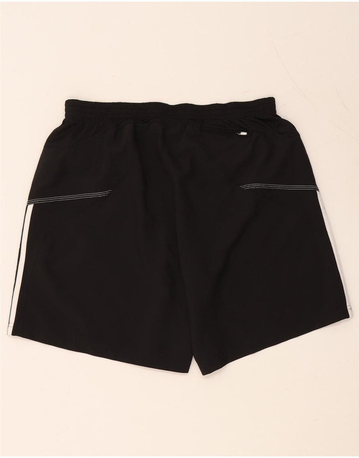 ADIDAS Pantalones cortos deportivos Climalite para hombre Poliéster negro grande