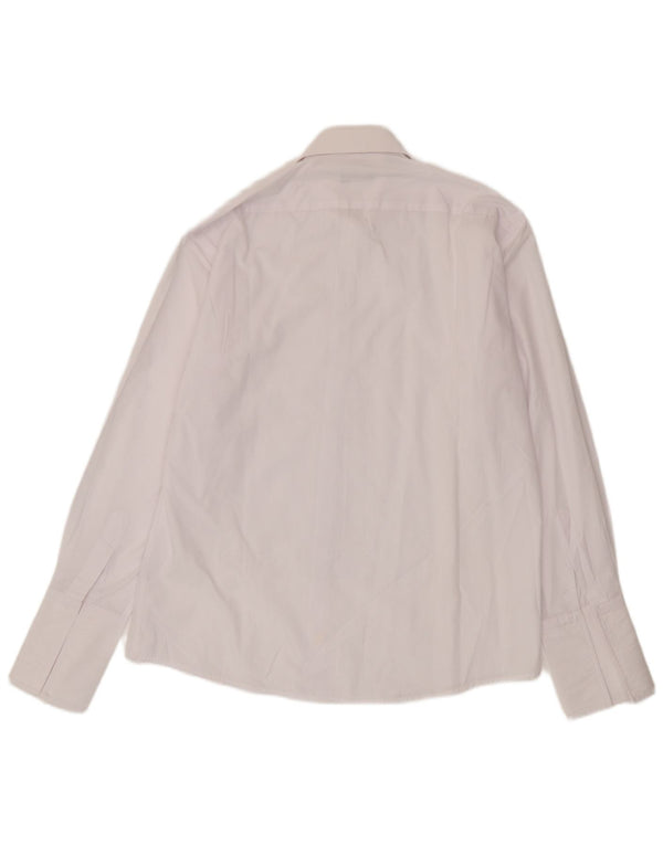 Pierre Cardin Camisa formal para hombre Talla 39 15 1/2 SMedio Algodón blanco