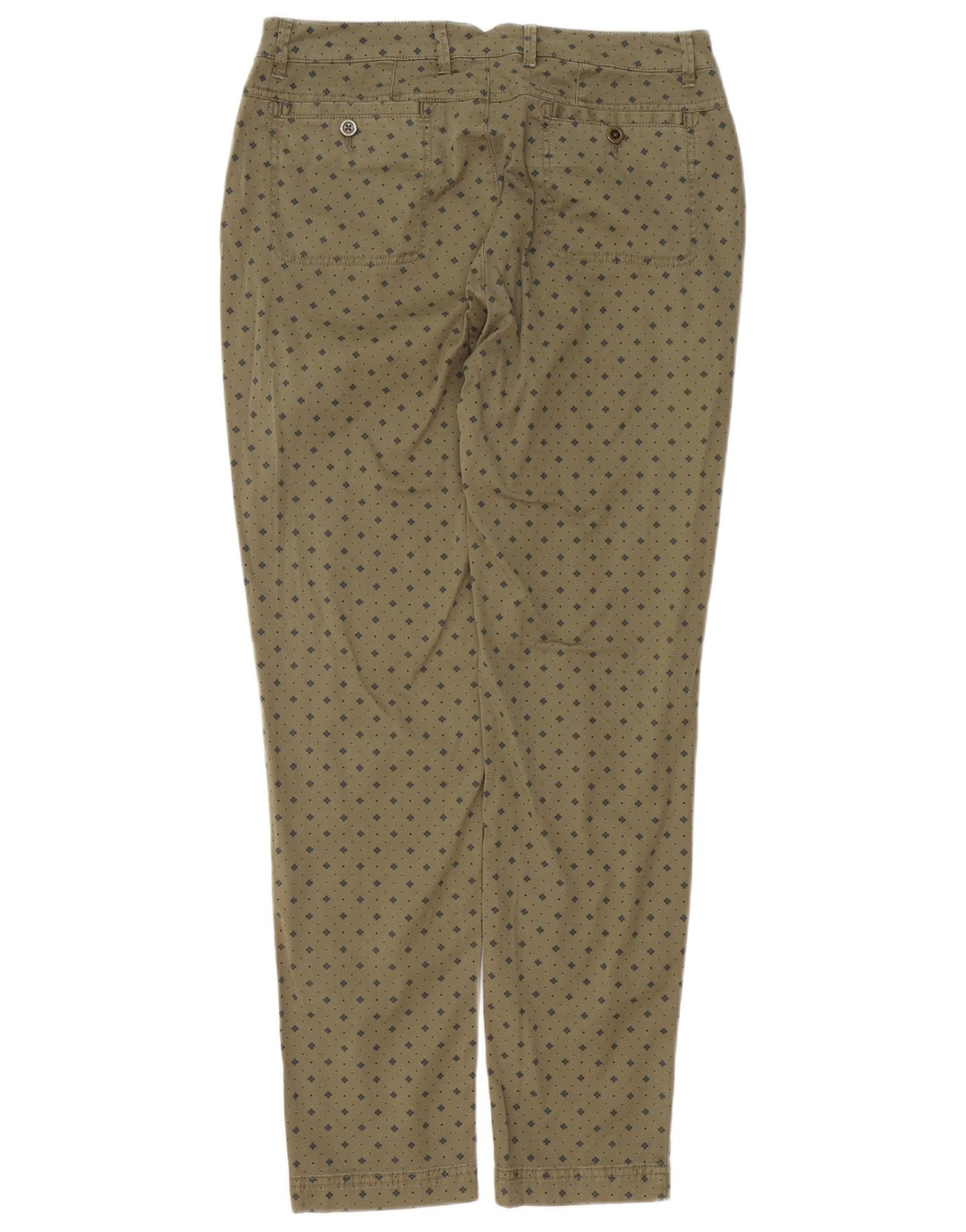 ORVIS Pantalones casuales delgados para mujer US 8 mediano W30 L29 algodón manchado caqui