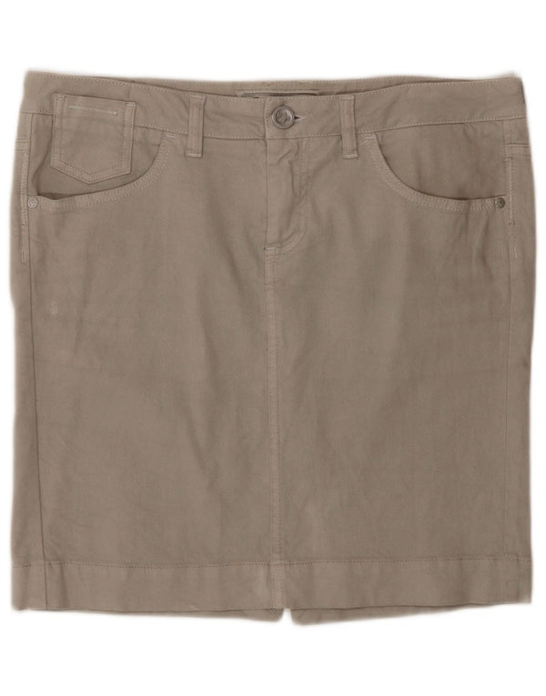 Murphy & Nye Minifalda vaquera para mujer W31 Algodón gris medio