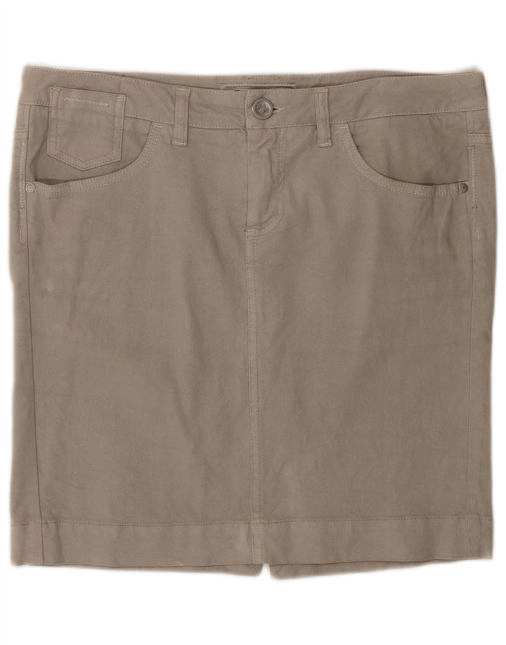 Murphy & Nye Minifalda vaquera para mujer W31 Algodón gris medio