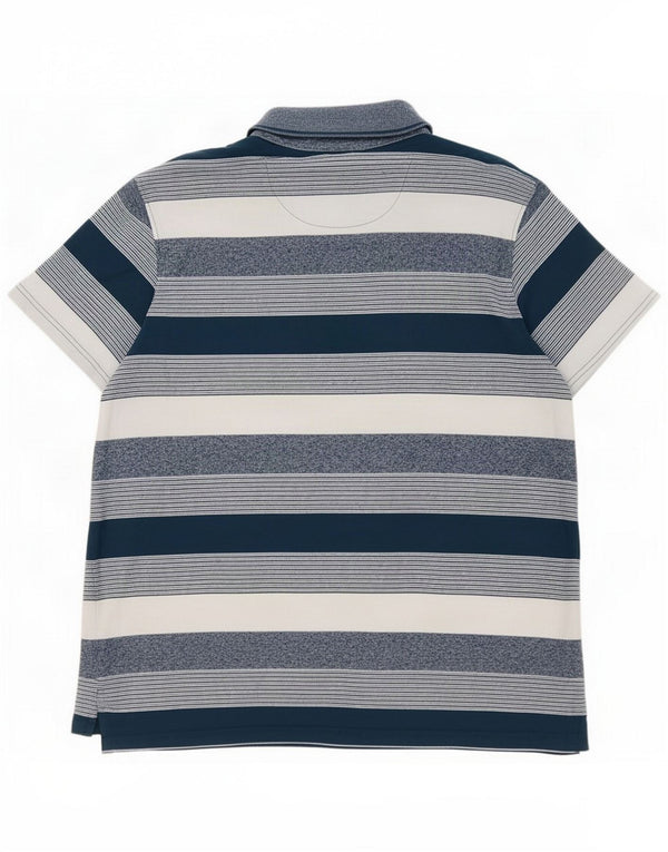 Pierre Cardin Polo Hombre Regular Fit XL Algodón Rayas Azul Marino