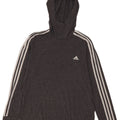 ADIDAS Sudadera con capucha Climalite para mujer Reino Unido 12/14 Poliéster gris medio