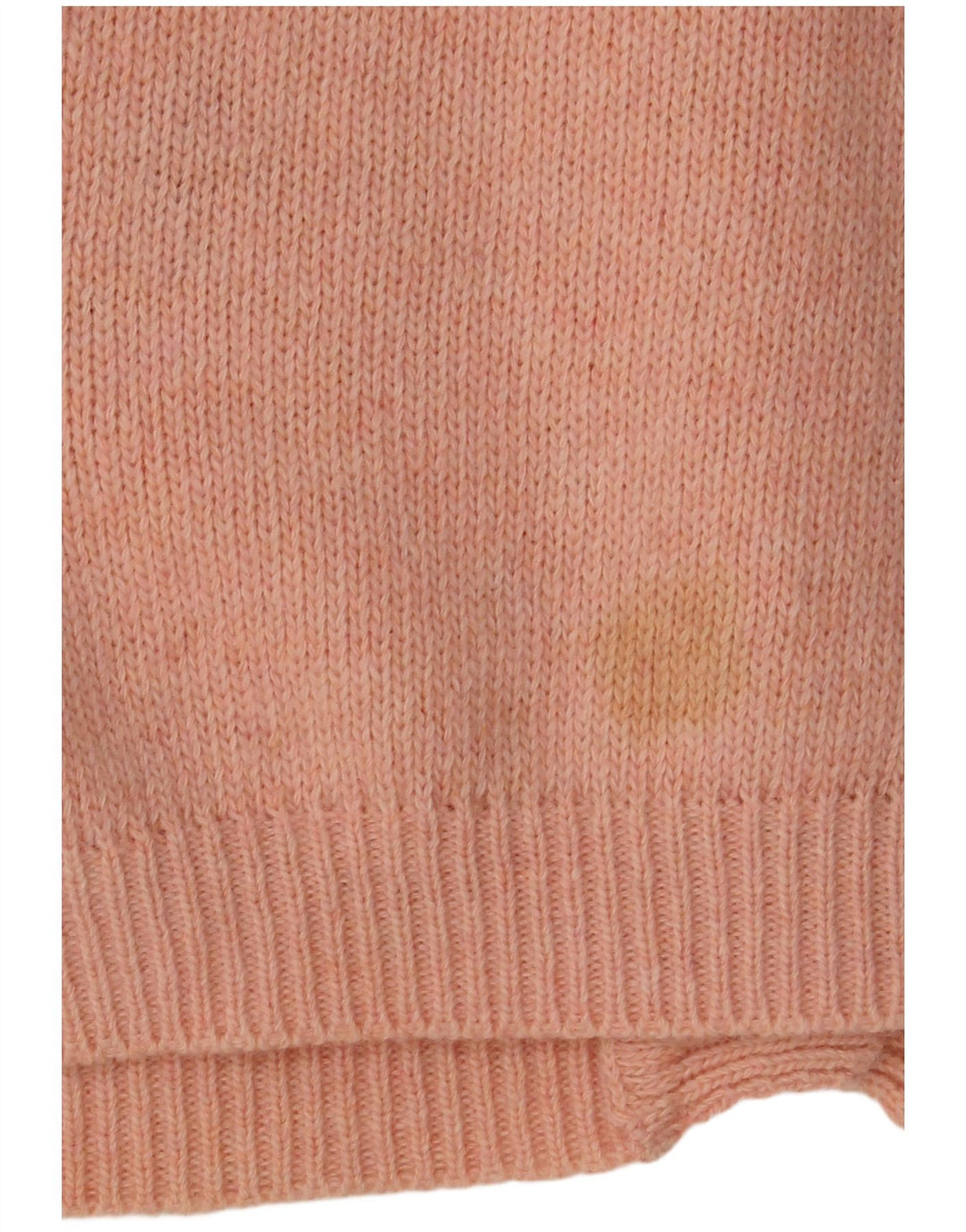 VINTAGE suéter cárdigan para mujer Reino Unido 16 lana floral rosa grande