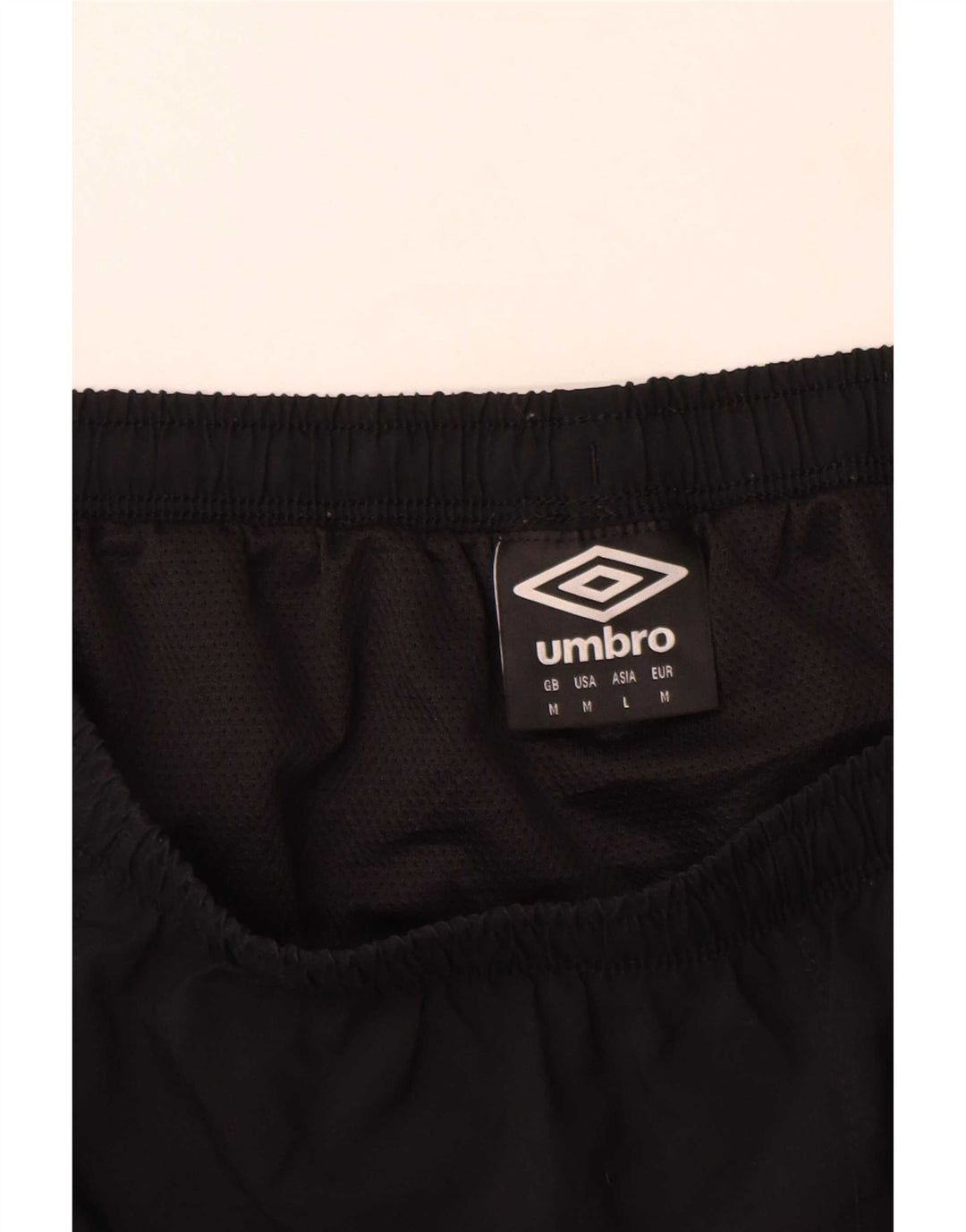 Pantalones Cortos Deportivos Umbro Hombre Poliéster Negro Mediano
