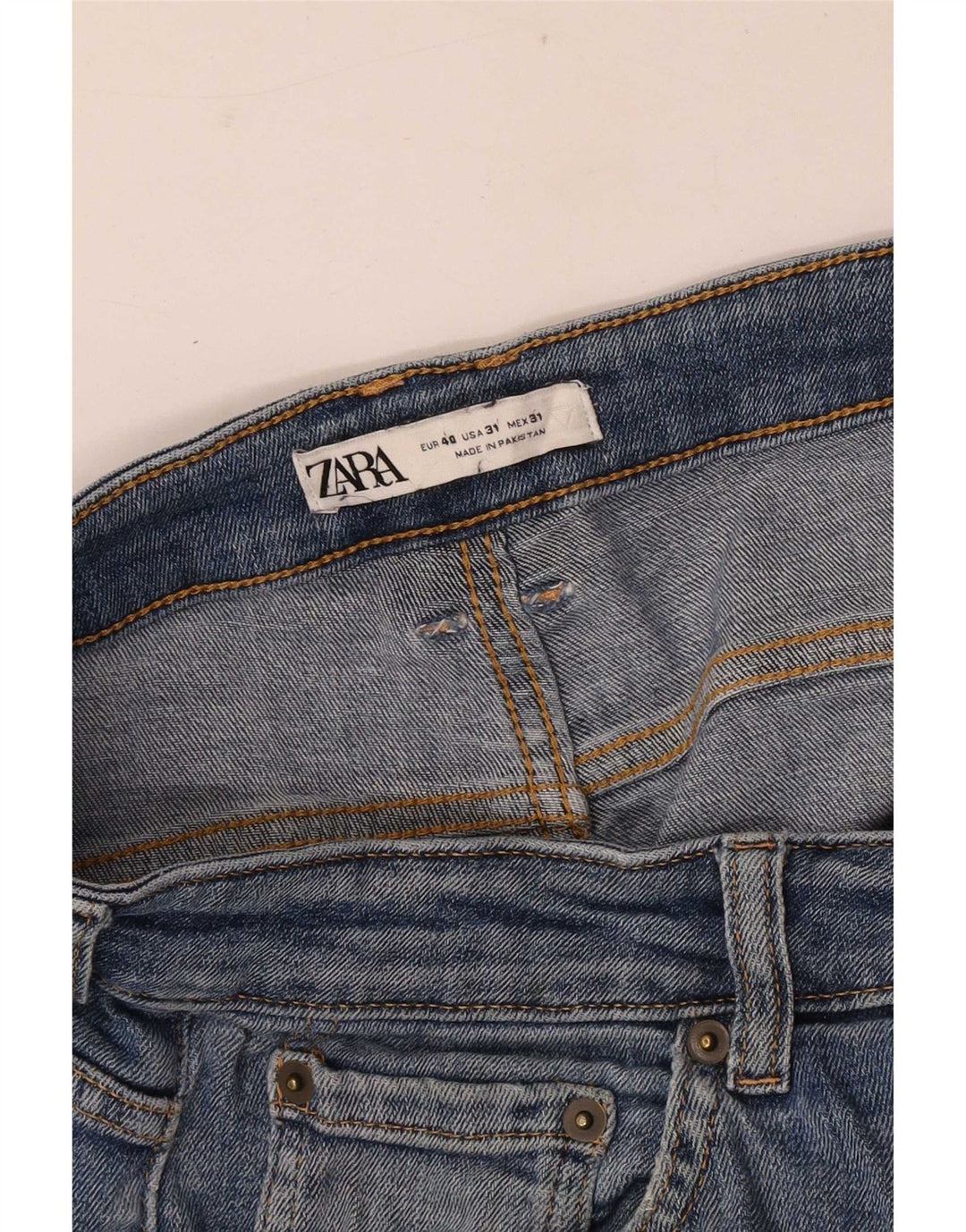 Zara Vaqueros pitillo para hombre EU 40 Medium W31 L30 Azul