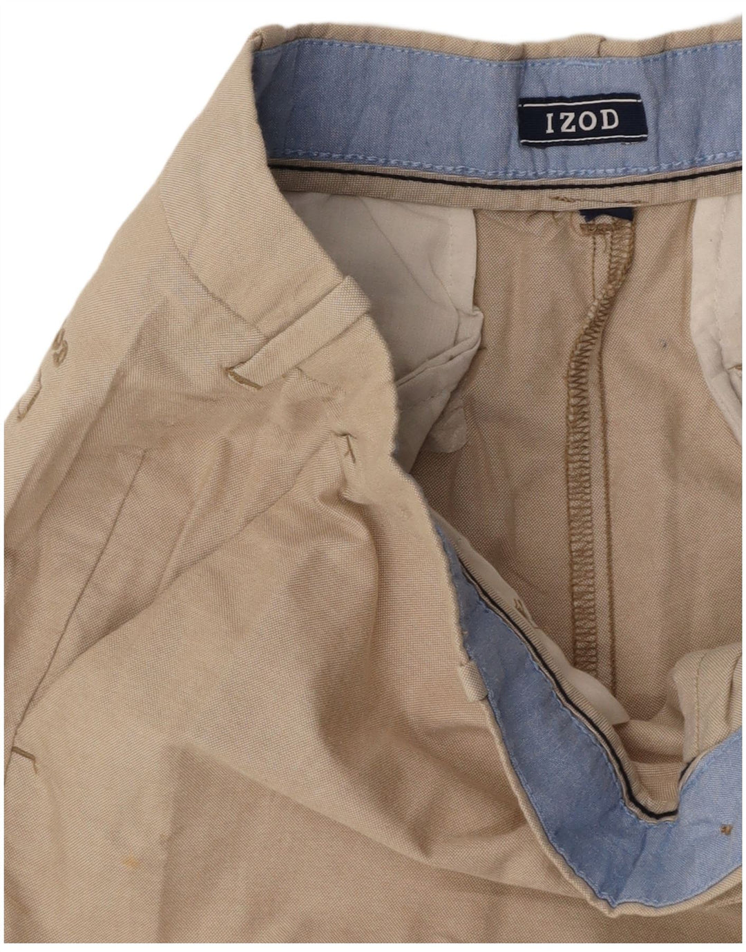 IZOD Pantalones cortos chinos para hombre W30 Beige medio