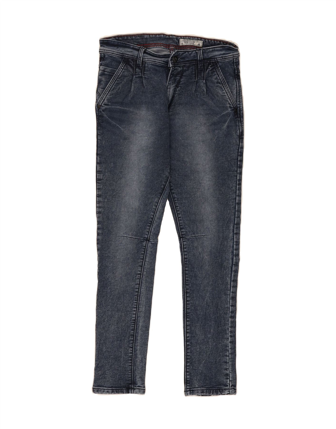 JACK & JONES Mens Slim Jeans W32 L30 Navy Blue Vintage Jack & Jones and Second-Hand Jack & Jones from Messina Hembry 