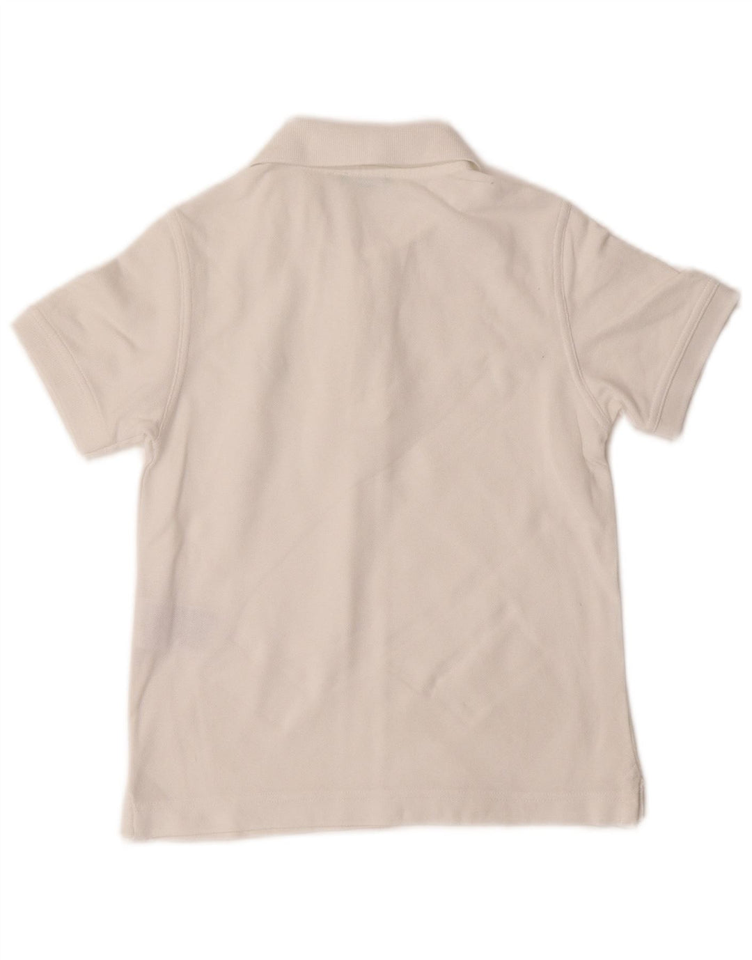 Benetton Polo para Niño 6-7 Años Small Blanco Algodón
