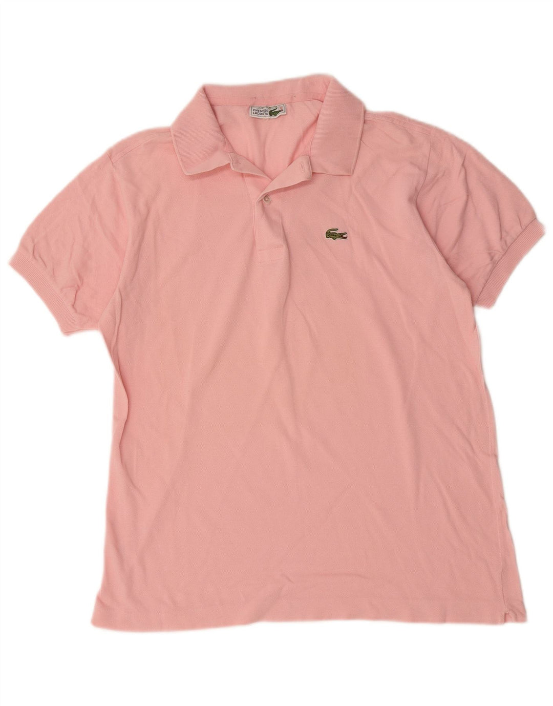 Polo Lacoste para hombre talla 5 grande algodón rosa