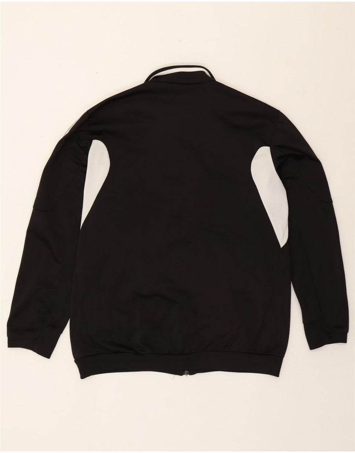 Adidas - Chaqueta de chándal para hombre, talla 42/44, poliéster color negro grande