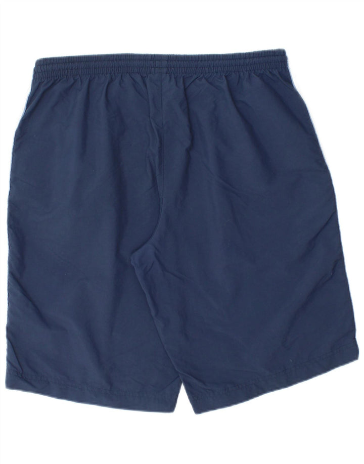 Fila - Pantalones cortos deportivos para hombre, talla grande, poliamida azul marino