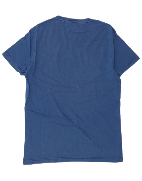 TOMMY HILFIGER Camiseta para hombre Top Medium Blue Cotton