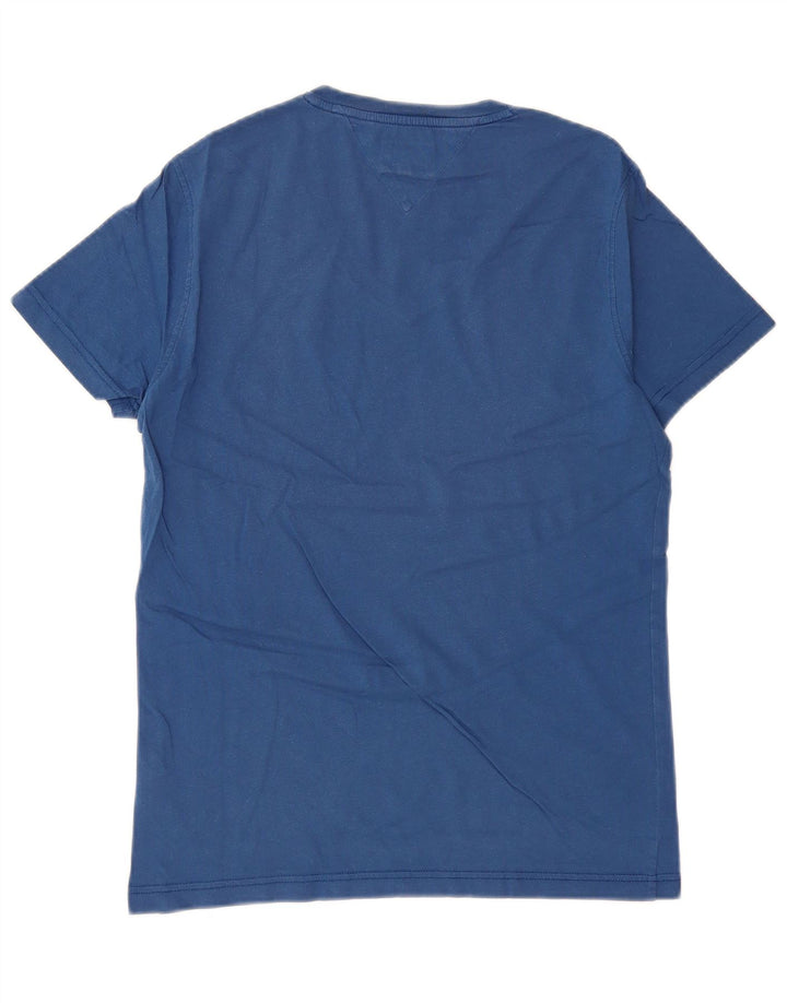 TOMMY HILFIGER Camiseta para hombre Top Medium Blue Cotton