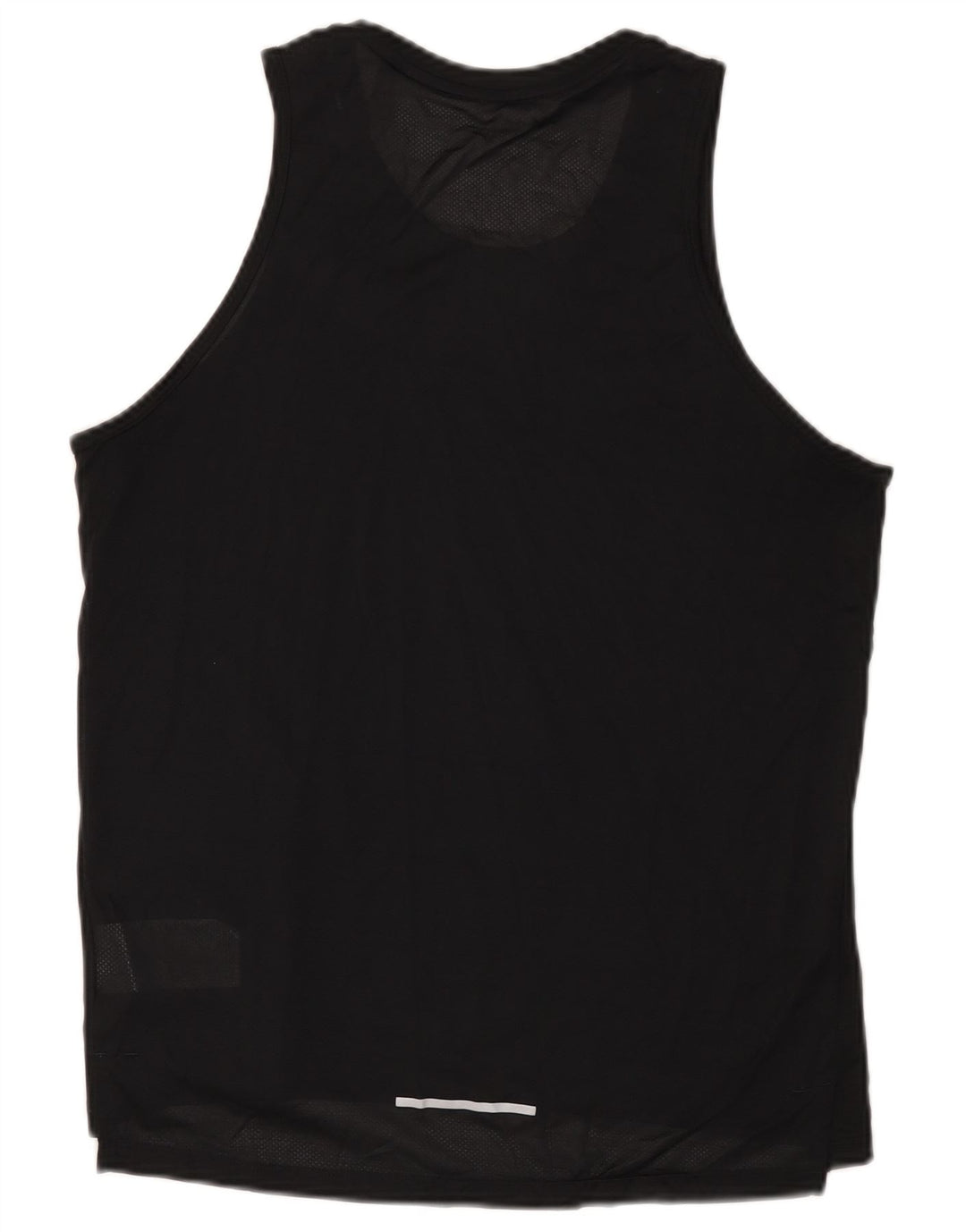 Nike Mujer Dri Fit Chaleco Top UK 14 Mediano Negro Poliéster