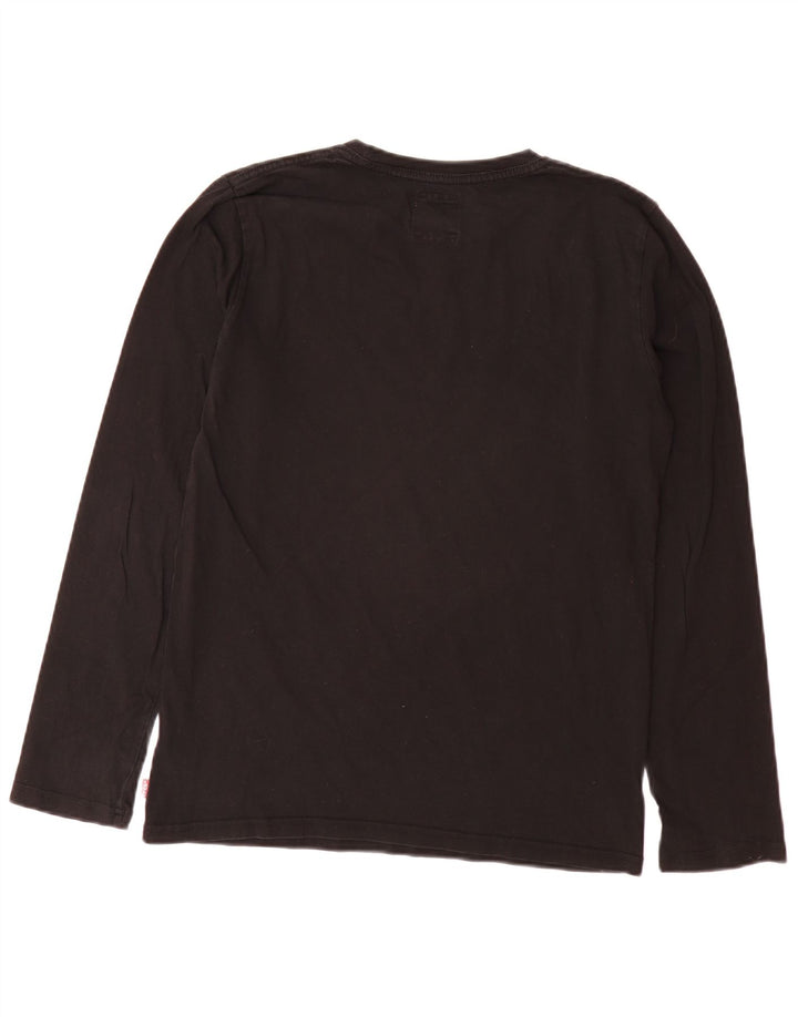 LEVI'S Camiseta gráfica para niño manga larga 15-16 años Algodón negro