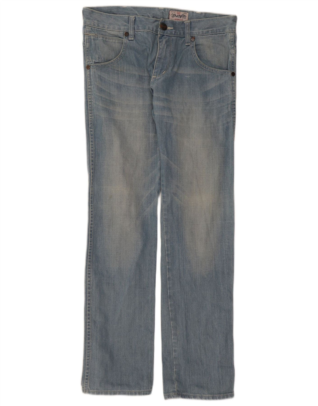 Vaqueros Wrangler Mujer Rectos W31 L32 Azul Algodón