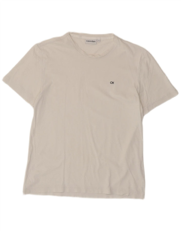 Camiseta Calvin Klein Hombre Top Mediano Blanco