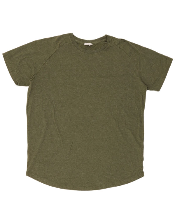 Jack & Jones Hombre Camiseta Top XL Algodón Verde