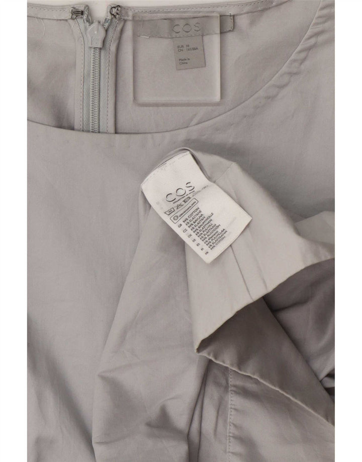 Cos Blusa de manga larga para mujer Top EU 38 Algodón gris medio