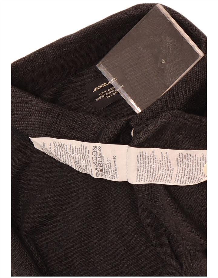 Jack & Jones Polo Hombre XL Algodón Negro